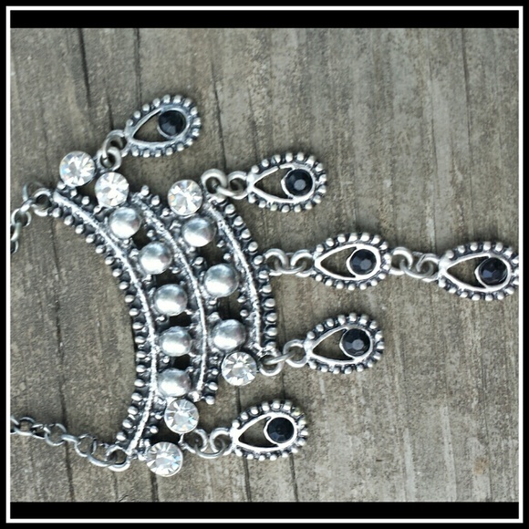 #GIFTED TO PAULA# Silver Large Chandelier Earrings - Picture 2 of 3