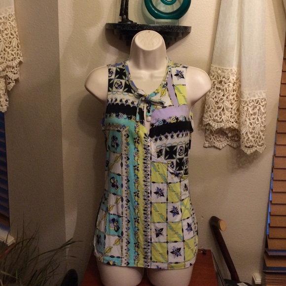 Emilio Pucci sleeveless top shirt tank