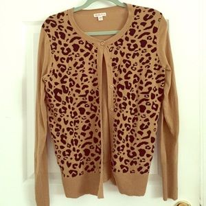 leopard cardigan