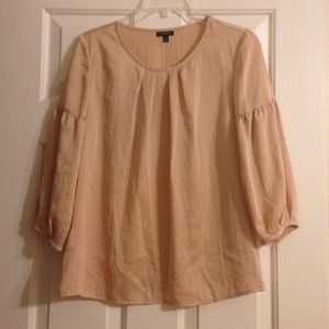 Talbots tan blouse. Sz 4
