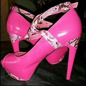 Fuchsia Pink Heels