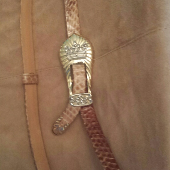 Judith Leiber vintage belt.  Adjustable  Snakeskin