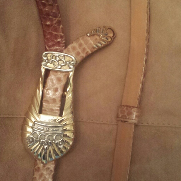 Judith Leiber vintage belt.  Adjustable  Snakeskin