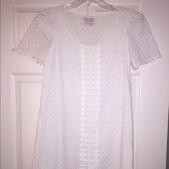 White mini dress