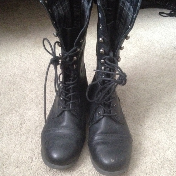 Black Combat Boots