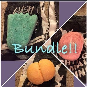 Bundle of three lush products