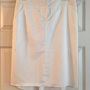 White BCBG skirt