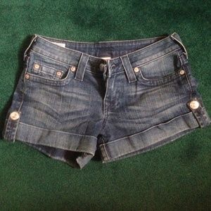 True Religion denim shorts