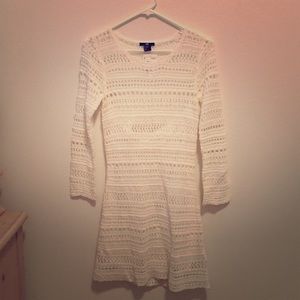 White Knit Dress!!!
