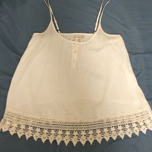 Billabong crochet tank top