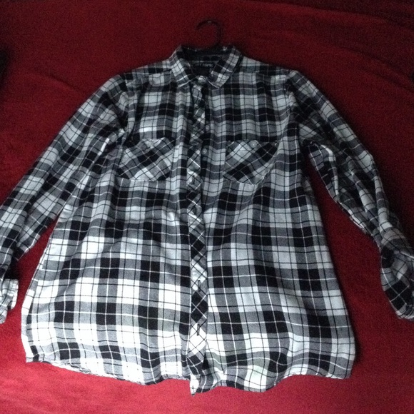 Black and white flannel