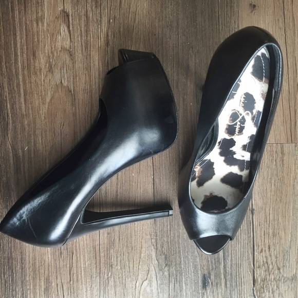 Jessica Simpson Carri Peep-Toe Pumps