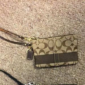 Coach wristlet