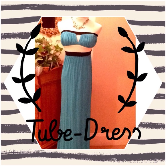 2b bebe Maxi, Tube-Dress with color block Style - Picture 4 of 4