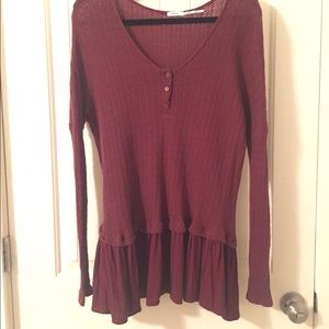 Urban Outfitters Maroon Top
