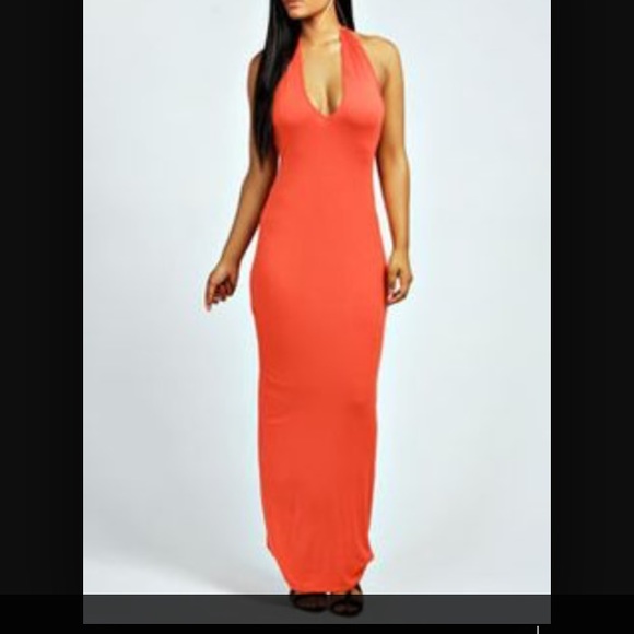Halter Neck Maxi Dress