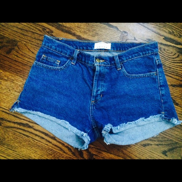 American Apparel Indigo shorts