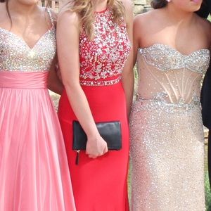Red prom dress