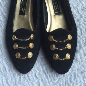 Dolcis Chain Black Flats ✨