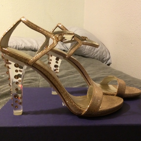 Stuart Weitzman Shoes - Stuart Weitzman Glittony glitter heels Stuart Weitzman Shoes - Stuart Weitzman Glittony glitter heels