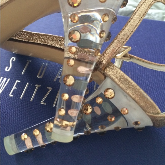 Stuart Weitzman Shoes - Stuart Weitzman Glittony glitter heels Stuart Weitzman Shoes - Stuart Weitzman Glittony glitter heels