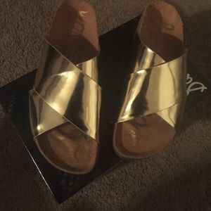 Gold Sam Edelman sandals