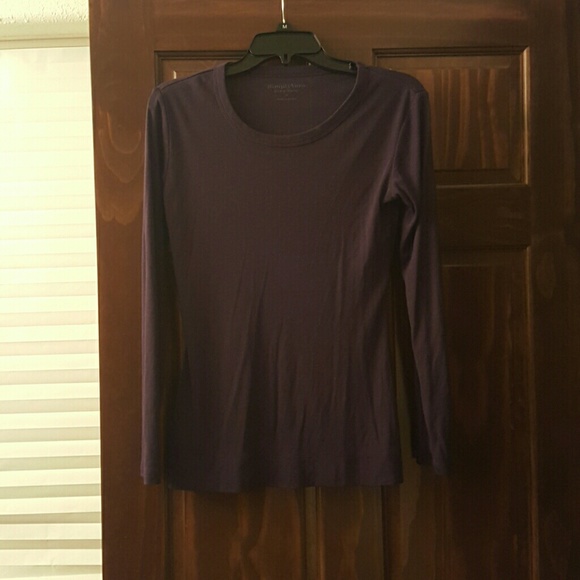 Purple long sleeve soft t-shirt