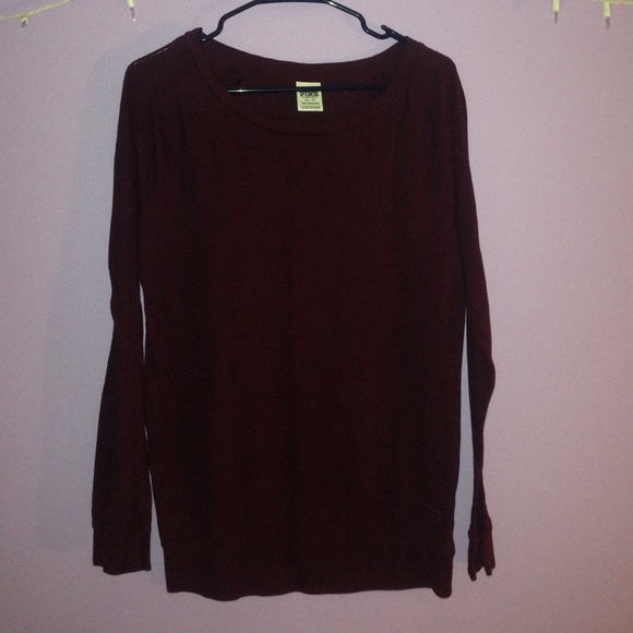 PINK maroon long sleeve