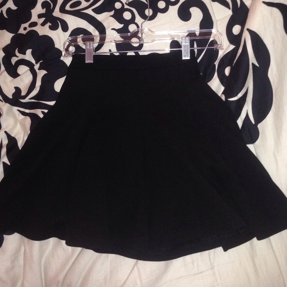 Bp lush black skater skirt