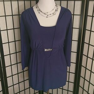 Beautiful Jewel Accent Shirt!
