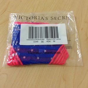 Americana, Medium, NEW! Mesh Thong Panty