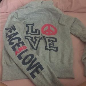Peace and love sweatshirt