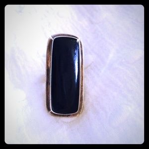 Vintage black stone that would look amazing