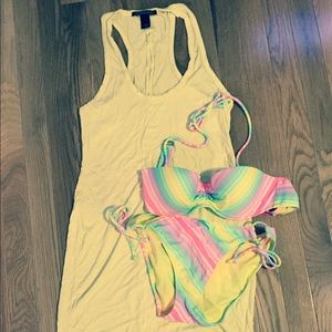 Victoria's Secret bathing suit and cover up