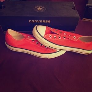 Orange converse