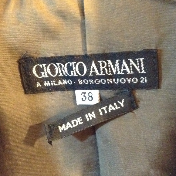 Giorgio Armani Dark Grey Blazer - Picture 2 of 3