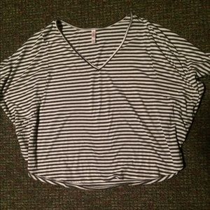Striped loose top