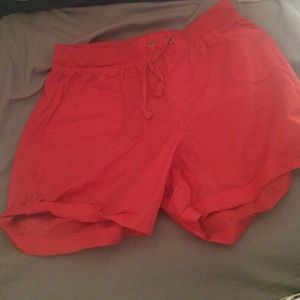 BUNDLE Peach /pinkish & green shorts bundle