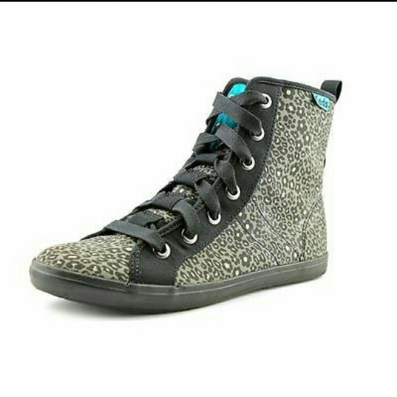 Canvas Leopard Keds WAS $36
