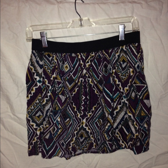 Tribal print skirt