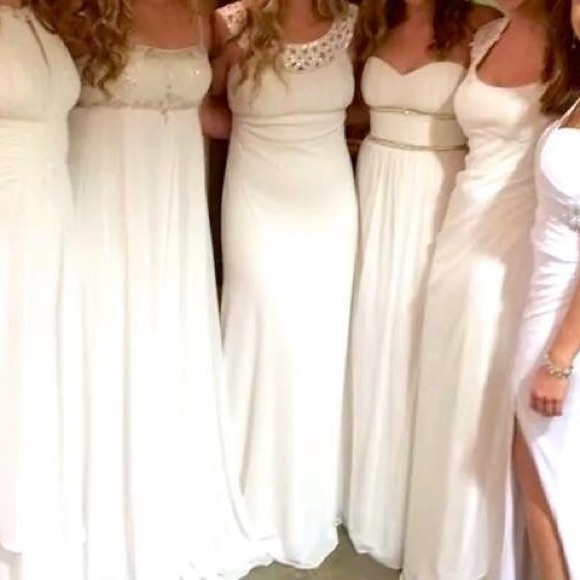 White Formal dress