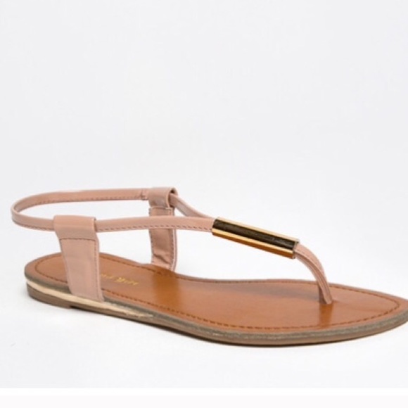 NWOT - Madden Girl Nude Sandals - Picture 2 of 4