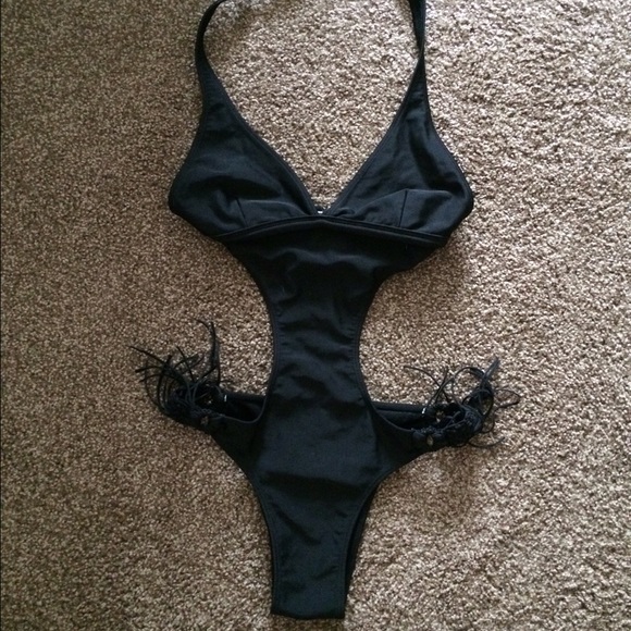 Sexy Black One Piece