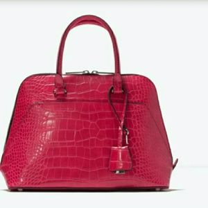 Super Chic Mock Crocodile Satchel