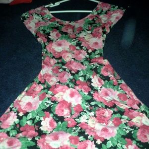 Short floral dress