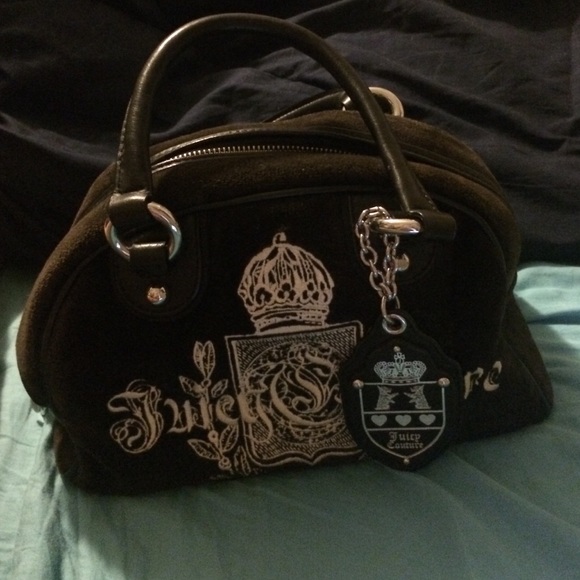 authentic Juicy Couture hand bag, worn down