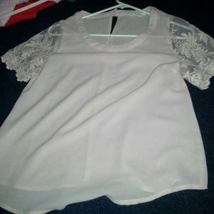 Sheer baby pink shirt