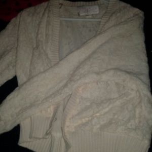 Cream Floral Cardigan