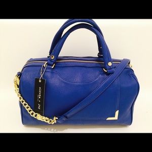 Olivia + Joy Blue Satchel