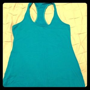 Bright blue Lululemon Racerback top